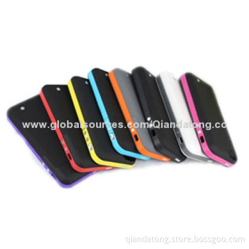 External Battery Cases for iPhone 5/5S, 2,200mAh Battery Capacity, Customized Designs Available